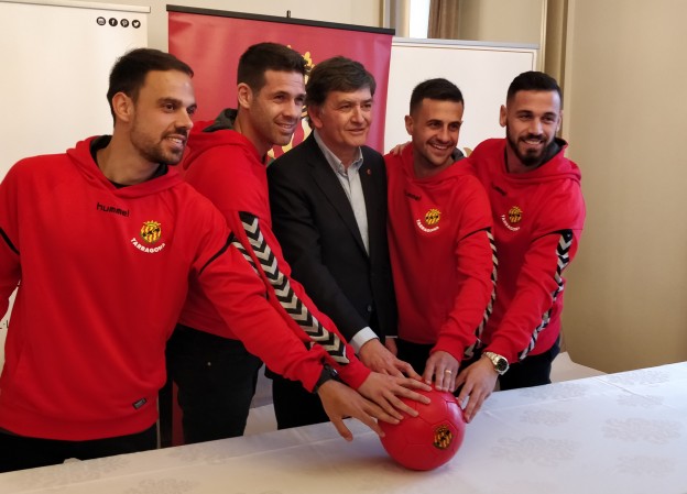 El Nàstic presenta els fitxatges d´Arzo, Matilla, Márquez i Álvarez